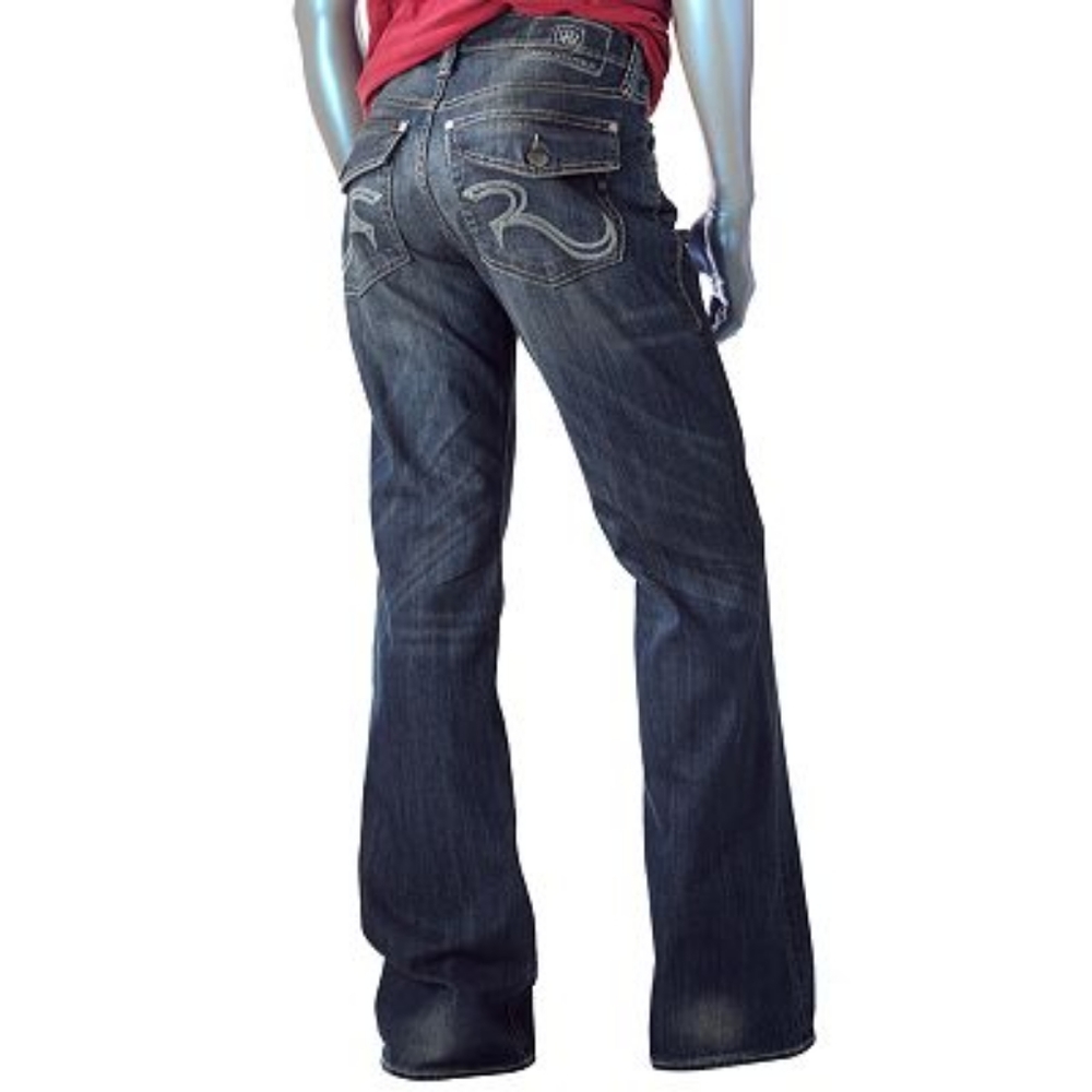 ROCK& REPUBLIC Henlee Boot Cut Frayed Bottom Jeans - Picture 2 of 11